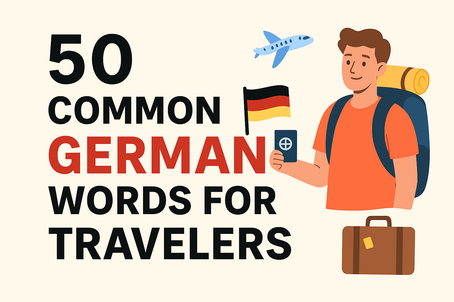 50 Common German Words for Travelers