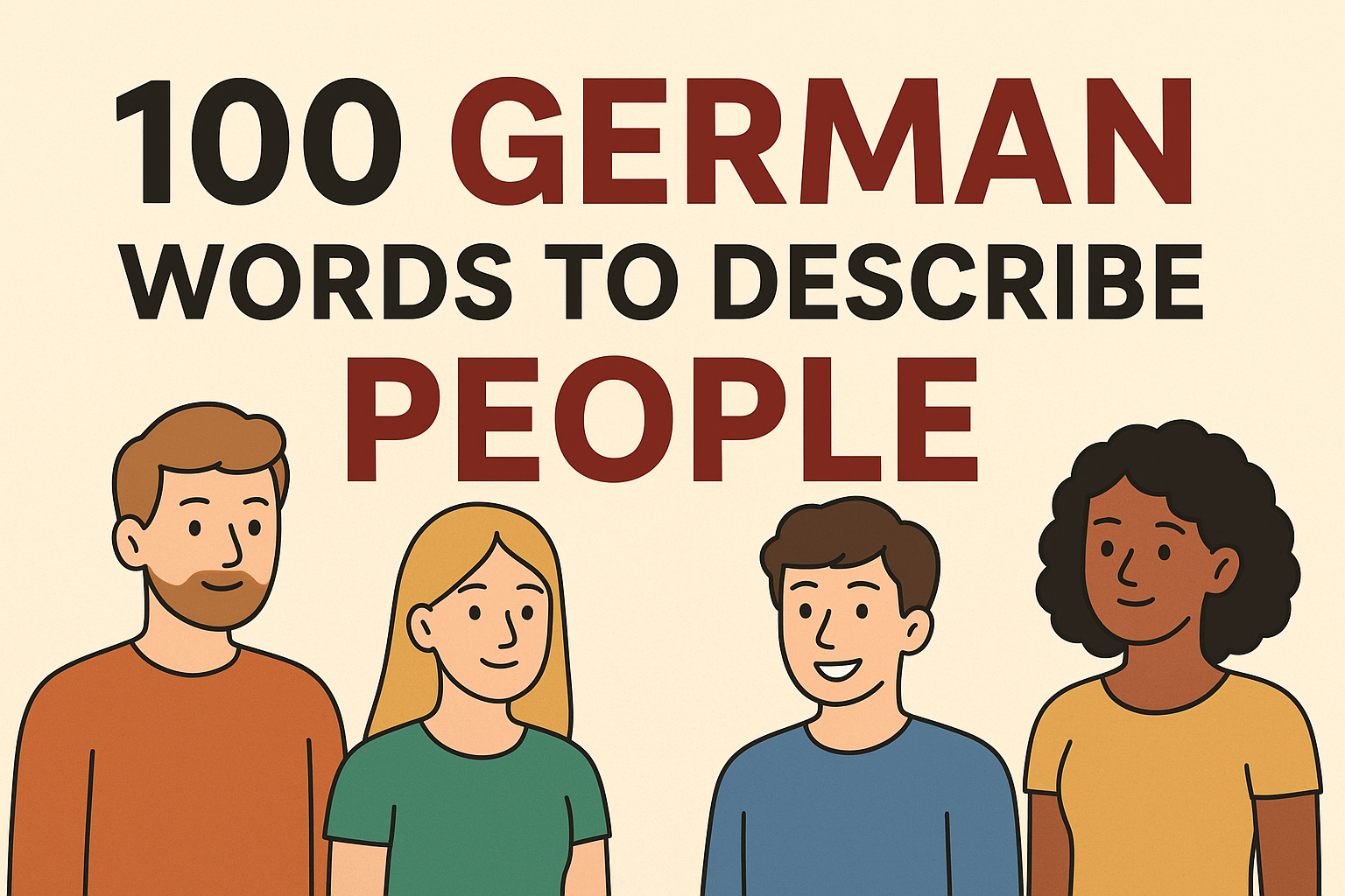 75 German Words to Describe People