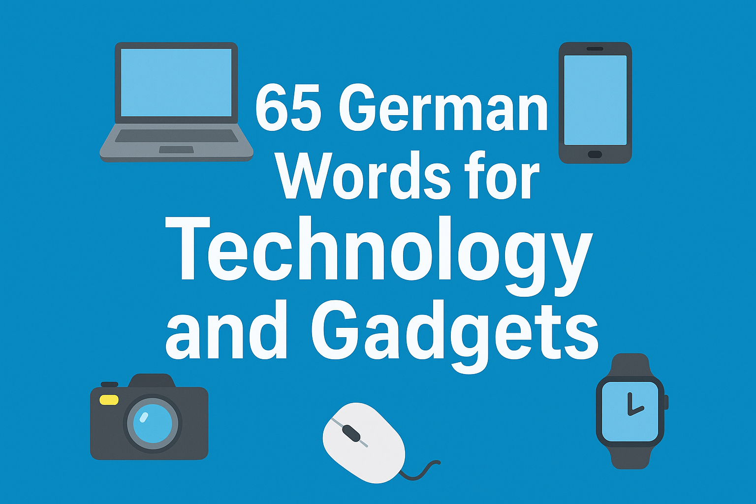 65 German Words for Technology and Gadgets