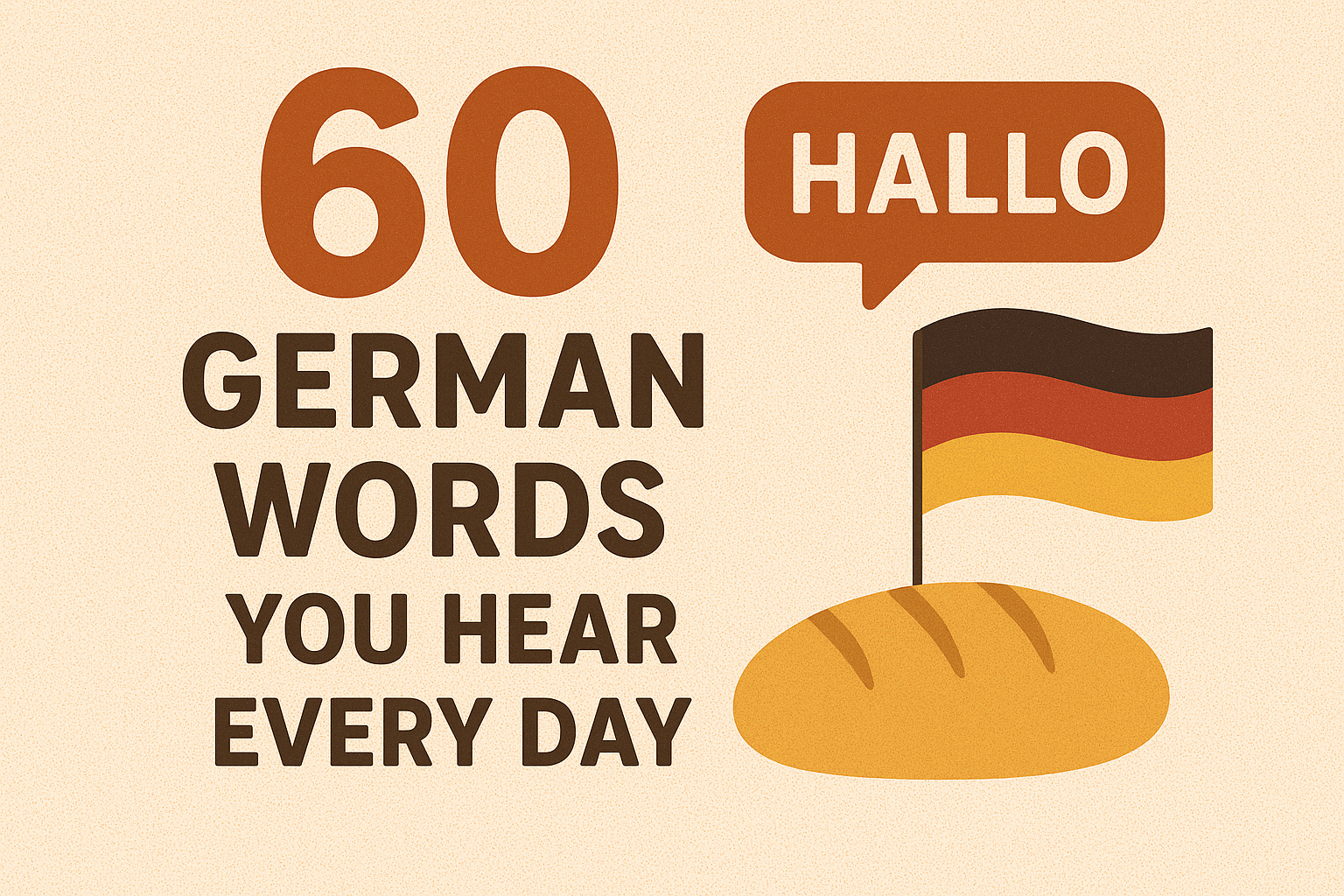 60 German Words You Hear Every Day